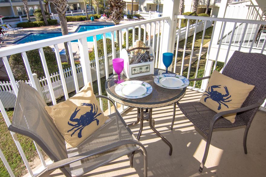 HAVE YOU EVER DREAMED OF OWNING A PLACE AT THE BEACH FOR UNDER $200,000!? Here's your chance to own a great little getaway down on 30A where just walking across the street puts you on the beach and a short leisurely drive takes you to any of the fun beach-side communities in the area. This adorable 1 bedroom condo comes mostly furnished and boasts recent updates in the form of granite countertops, new faucets, fresh paint, and all new appliances in 2016! This condo is a coveted SECOND FLOOR END UNIT with extra side windows for pool view and affords more privacy. Bring your flip-flops and sunscreen because the beach is right here! When you are not at the beach, or shopping at any of quaint little shops that dot 30A, take a dip in the pool and enjoy Gulf breezes for your balcony!