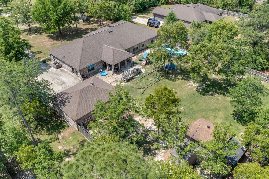 MOTIVATED SELLERS! *MULTI-GENERATIONAL LIVING AT IT'S BEST OR GREAT RENTAL INCOME* Don't miss out on this rare find! This home has a large main home which is a 4-bedroom, 3-bathroom 2964 sq ft. It has a large open living space, separate dining room, open kitchen with island, butler's pantry, and covered patio. The attached guest home has 3 separate access points, 1 inside main, 1 off driveway, and other to backyard. This home(apartment) is 1060 sq ft, 2 bed/1 bath. It also has a large open kitchen, own laundry room, and nice size living room.  Both homes have their own hvac & water heaters, the wall in between is insulated for privacy. There is also a detached / oversized 2 car garage, above ground pool, and multiple sheds sitting on the 1.13-acre property.