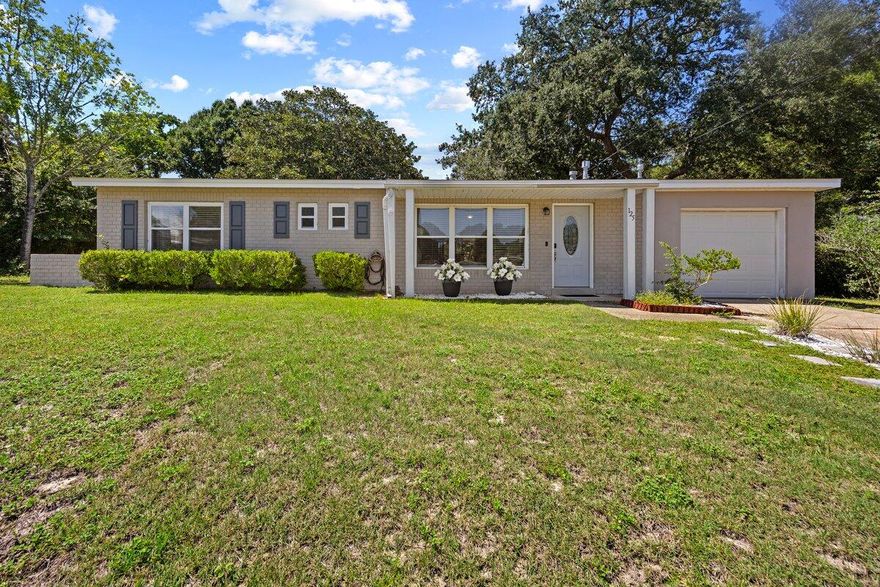 Come see this turnkey, investment-opportunity with a proven AirBnB history and no HOA! This renovated, 3BR/1.5 Jack and Jill bath cottage has fine finishes, updated flooring, appliances, bathrooms, tile, kitchen and a 2021 roof and 2024 water heater! Features include a serene, screened-in porch with a large, private, fenced backyard awaiting you, your family and or renters and guests to enjoy grilling and other yard activities. Regardless of your plans for this fine home, opportunities abound! With plenty of parking and closet space, including an owner's closet, this adorable home also has a primary suite with private bath access. Conveniently located just minutes away from Hurlburt Field, shopping, and beaches, perfect for rentals, first-time home buyers and those wanting to downsize!
