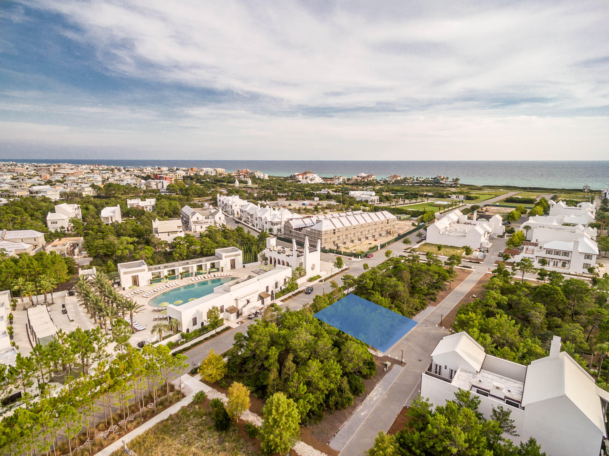 This amazing homesite is located on the north side of scenic Highway 30A just steps away from the award-winning Caliza Pool and within walking distance to the Alys Beach Town Center. This site allows for a very generous home design inspired by the harmonious architecture of Bermuda and Antigua, Guatemala. The design possibilities showcase outdoor courtyard spaces and light strategically placed in the heart of Alys Beach. With influences from Antigua and Bermuda, each unique home incorporates an open living concept. The famed Caliza Pool & Restaurant is located directly across from this property with numerous amenities, including the Gulf of Mexico, within easy walking distance.