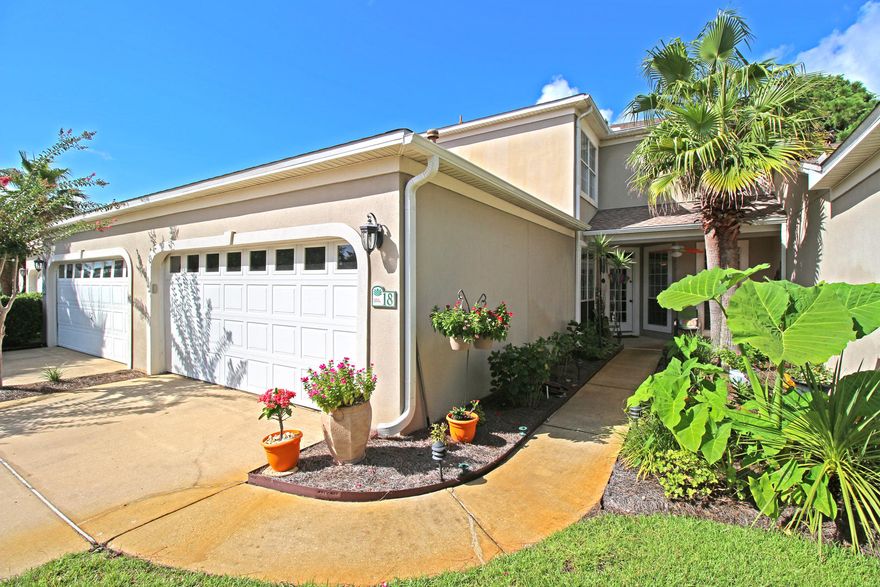 3 Bedroom, 2.5 Bath, remodeled open floor plan town home, has a fully remodeled kitchen with breakfast nook & dining area. Upgrades include custom cabinets, granite countertops, stainless steel appliances, sink & faucet & in bathrooms! Beautiful natural stone backsplash in kitchen with hardwood floors on 2nd floor, new light fixtures, and ceiling fans. Main floor has teakwood hardwood throughout the open floor plan. Living Room has a gas fireplace and 2 sets of French doors that open to the screened porch. Rare 2 car garage with plenty of room for a golf cart. Property is located just a short walk to the pool. Bon Villas is part of Bayside HOA which Bayside Community amenities, which include tennis courts & swimming pool. There's also a private fishing pier with dock on (see additional)