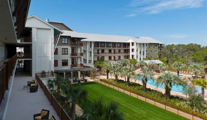 Opportunity to purchase the only 3-Bedroom condo listed for sale at Redfish Village! Offered fully furnished this luxurious 1,485 sq ft unit features tasteful furnishings and is turnkey for an immediate income property & vacation rental.  This large third floor condo has 3 bedrooms & 3 baths is the perfect vacation getaway. Designed with modern kitchen and high end stainless appliances, the open floor plan of the living & dining room provide a perfect place to entertain during those family trips to the beach. This spacious condo sits at the corner of Florida Scenic Highway 30A & CR 83 in the heart of Blue Mountain Beach, and includes the highly desired deeded beach access.   Redfish Village is very unique on 30A with gated community beach access with an entire property directly on the Gulf