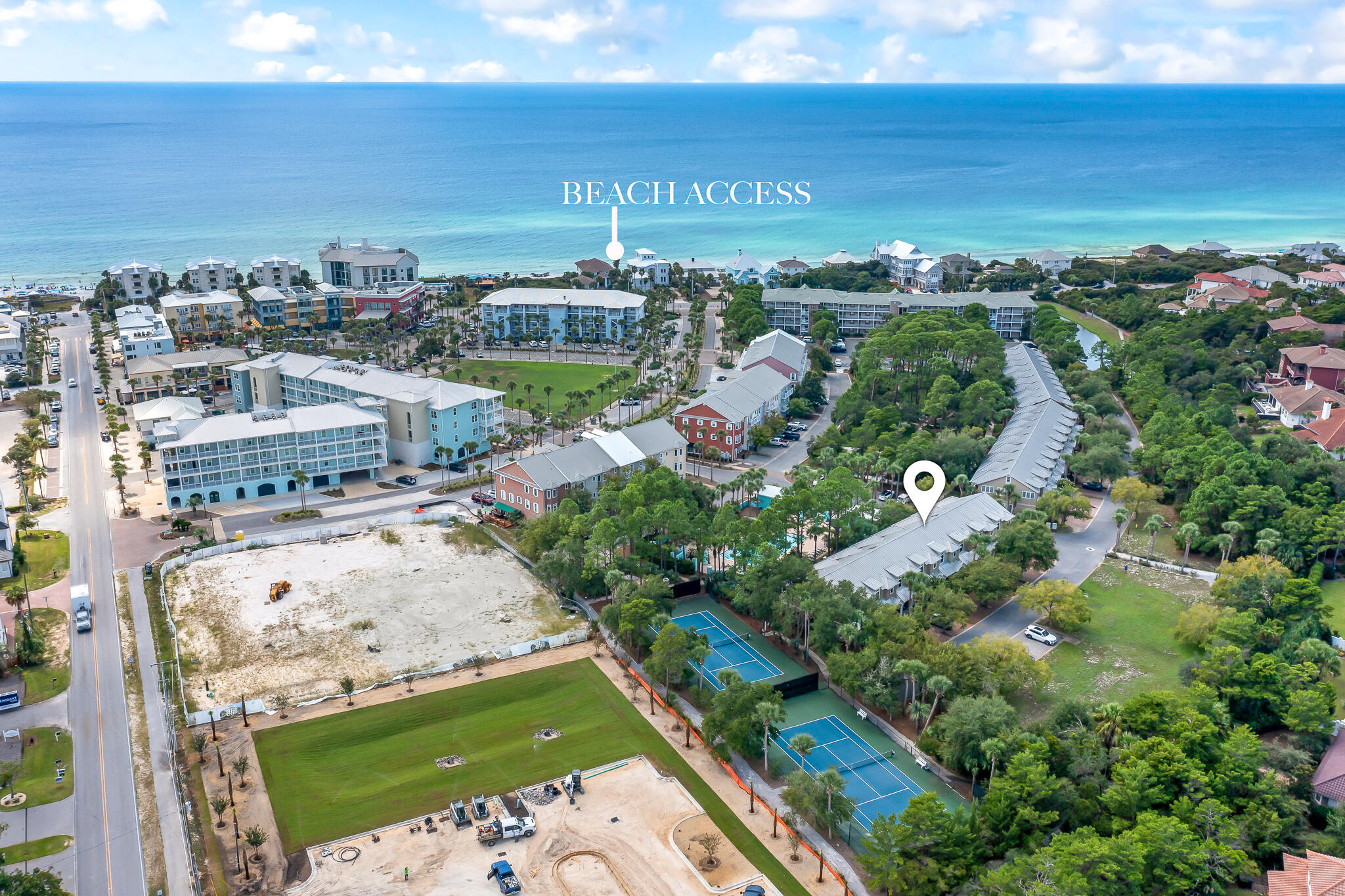Gulf Place Courtyard - Residential