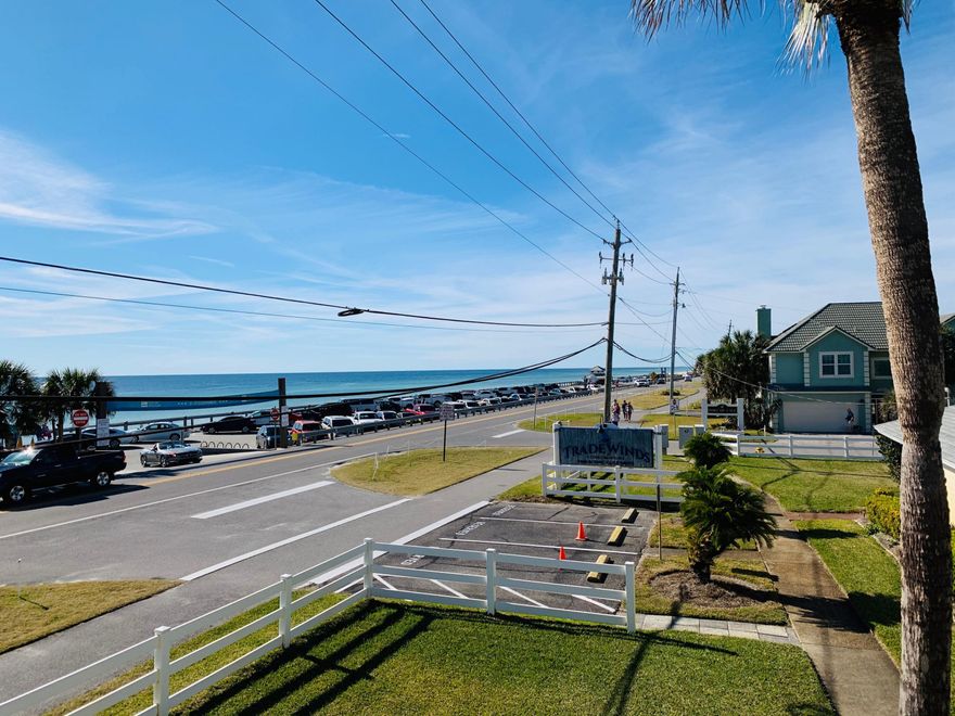 Amazing Sunset Gulf View's From The Rear Balcoy and Sunrise Views From the Front Balcony this 2BR/2BA Second Floor Condo. Features Tile & Laminate Wood Floors, Updated Cabinets, and White Appliances. In a Perfect Location, this Condo is Steps to the Beach and to Pompano Joes Restaurant. Would Make a awesome 2nd home or vacation rental. Offers from investors will not be responded to until the property has been on the market for a min of 21 days. 7 days for owner occupants. (2nd home owners would be considered an investor). HOA does not allow pets.
