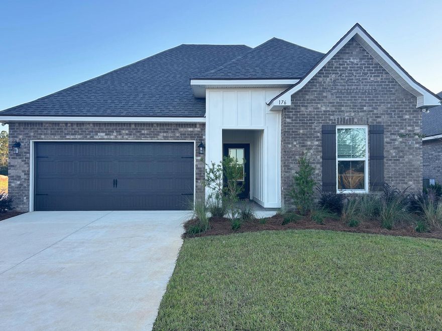 Awesome builder rate plus FREE refrigerator. Restrictions apply.The TRILLIUM IV G in Natureview community offers a 3 bedroom, 2 full bathroom, open and split design. Upgrades added (list attached).Special Features: double vanity, garden tub, separate custom tiled shower, and walk-in closet in master bath, kitchen island, walk-in pantry, boot bench in mudroom, covered porches, recessed lighting, crown molding, ceiling fans, framed mirrors in all baths, smart connect WIFI thermostat, smoke and carbon monoxide detectors, landscaping, architectural 30-year shingles, flood lights, and more!Energy Efficient Features: water heater, electric kitchen appliance package, vinyl low E windows, and more! Energy Star Partner.