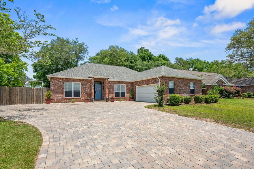 72 hour Kick-out Clause in Place.  Charming & Updated Home in Desirable Huntington Neighborhood. Welcome to this beautifully maintained home brimming with character and modern updates, this 3-BR, 2-BA gem offers a thoughtfully designed split floor plan with soaring cathedral ceilings and 9' ceilings throughout the rest of the home--creating a spacious and airy feel. Step inside to a generously sized living room centered around a cozy gas fireplace adorned with stylish shiplap accents. The inviting Florida room, just off the breakfast nook, provides the perfect spot to unwind and enjoy peaceful views of the private backyard. Enjoy the outdoors in a fully fenced backyard with a paver patio, a dedicated fire-pit area, and privacy--no rear neighbors! There's also a large parking space perfect for your boat/RV etc w/30 amp outlet...
Interior Highlights:
Split floor plan for added privacy
Cathedral ceilings in main living area
Gas fireplace with shiplap detailing
Florida room ideal for relaxing or reading
Recent upgrades in 2025 include:
     Fresh interior paint (walls, trim, and doors)
     New carpet in all bedrooms and closets
     New smoke detectors
     Updated guest bathroom with new mirror, light fixture, sink, faucet, and towel bar

Kitchen & Appliances:
     Fridge, stove, and dishwasher (2013)
     New microwave and garbage disposal (2024)

Major Systems & Exterior Updates:
     Roof (2018)
     A/C & Gas Furnace (2019)
     Water heater (2024)
     Paver driveway and privacy fence (2022)

Additional Features:
     Sprinkler system (no well)
     Newer paver driveway with ample parking (2022)
     Spacious backyard, great for entertaining
     Peaceful setting with plenty of privacy

This Huntington beauty truly has it all:style, space, and updates in all the right places. Don't miss your chance to own this move-in ready home with room to relax, entertain, and enjoy!