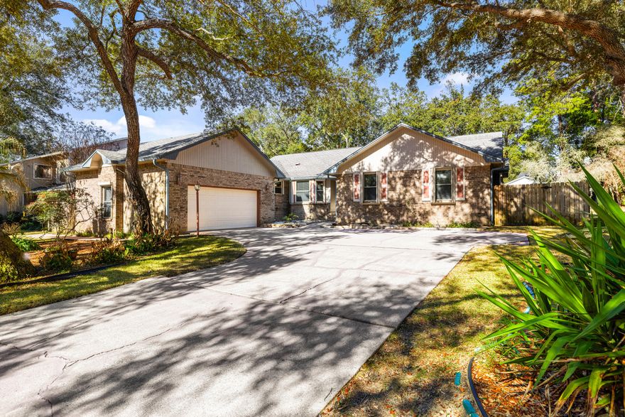 Located in the highly desirable Bluewater Bay community, this spacious 3-bedroom, 2-bath home offers 2,294 square feet of well-designed living space and a fantastic opportunity to create your dream interior. With soaring vaulted ceilings, a cozy fireplace, and an easy, flowing floor plan, the bones of this home are solid and full of character.The formal dining room is perfect for gatherings, while a versatile bonus room opens directly to the enclosed back porch,  ideal for a home office, playroom, or second living space. The kitchen is generously sized with ample cabinet space and a large pantry, offering plenty of room to reimagine and customize to your taste.The primary suite features an en-suite bath with separate shower, relaxing soaking tub, & a large walk-in closet. Additional highlights include a dedicated laundry room, abundant storage, and a 2-car garage and a private fenced backyard with mature trees.
While the interior reflects its original owners' style, this home presents an exciting chance to update finishes, refresh the palette, and truly make it your own, all while enjoying a prime location near top-rated schools, dining, and the beautiful Emerald Coast beaches.

For peace of mind, the seller is offering to replace the roof and water heater with an acceptable offer prior to closing.

If you're looking for space, location, and potential, this Bluewater Bay home is one you won't want to miss. Schedule your showing today and imagine the possibilities.