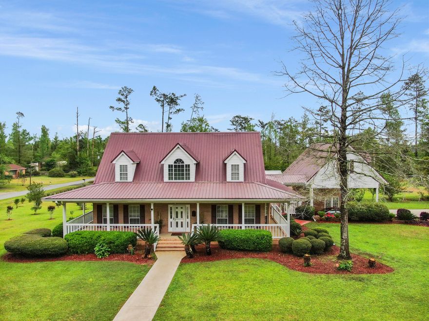 ESTATE-SIZED MASTERPIECE! Come check out this beautiful, well-kept 1.29 acre property. This immaculate 3 bedroom, 2 1/2 bath home features 3,222 square feet and only minutes from the heart of Marianna, FL. They do not build homes like this anymore with so much character. This home has an amazing full length back porch to entertain the masses all while overlooking your oasis of a back yard full of beautiful flowers and trees. Home features a huge drive under carport with attached recreation room, bonus room, or etc. above that has its own half bath and is heated & cooled. Don't let this one getaway; call your favorite realtor today! Property is listed in the Emerald Coast Association of Realtors (ECAR).