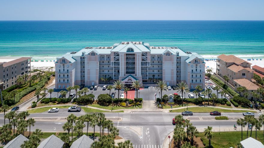 Stunning 3 story Penthouse with Private elevator! This is a unique opportunity to own one of the largest beach front condos in Destin with over 4,700 square feet of interior living space, 7 bedrooms and 5.5 bathrooms. Located at the Inn at Crystal Beach, a low density, full service resort with luxury amenities including a heated Gulf-front pool, beach service, restaurant with bar, fitness center, 24-hour service desk, & private beach access. The impressive first floor features an open kitchen, dining and dual living areas for entertaining or family gatherings while enjoying the spectacular views of the Gulf of Mexico. The master suite is situated on the second floor and is the width of the condo with a private beachfront balcony and separate wet bar to enjoy your morning coffee.