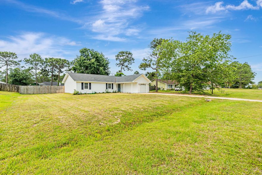 Freshly Painted and priced below value to sell asap in Holley By the Sea! Welcome home!  This stunning move-in-ready home in the heart of Navarre, FL! This beautifully maintained property offers the perfect combination of comfort, efficiency, and convenience. With a rare 3.1% assumable loan and fully paid-off solar panels, you can enjoy significant savings on your mortgage and energy costs!Key Features:Paid-Off Solar Panels - Lower energy bills for years to come!Spacious Layout - 3 bedrooms, 2 bathrooms, and an inviting open floor plan.Primary Suite Retreat - Walk-in closet, en-suite bath with dual sinks.Outdoor Oasis - Large fenced backyard, perfect for entertaining or relaxing.