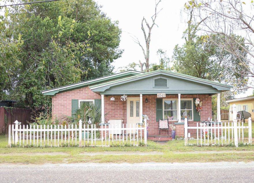 Solid brick home in a prime Milton location with excellent long-term value potential! This sturdy property features a metal roof over decking, offering lasting protection and peace of mind. Enjoy a spacious backyard with a storage shed and plenty of room to make it your own. A great opportunity to add personal touches and build equity over time!