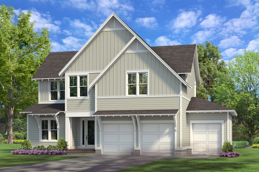 Entered for comp purposes only. Discover the Dorado, built by Huff Homes. Spanning 3,320 square feet across two levels, this 5-bedroom, 4.5-bathroom, 2-car Garage residence offers an open-concept design tailored for modern coastal living.  Step inside to find luxury vinyl plank flooring throughout the home, 11' ceilings on the first floor and 9' ceilings upstairs, living room featuring a gas fireplace and slider doors leading to rear screened porch with gas fireplace and heirloom brick floor, a second laundry room upstairs, upgraded tlle and paint, plus more.