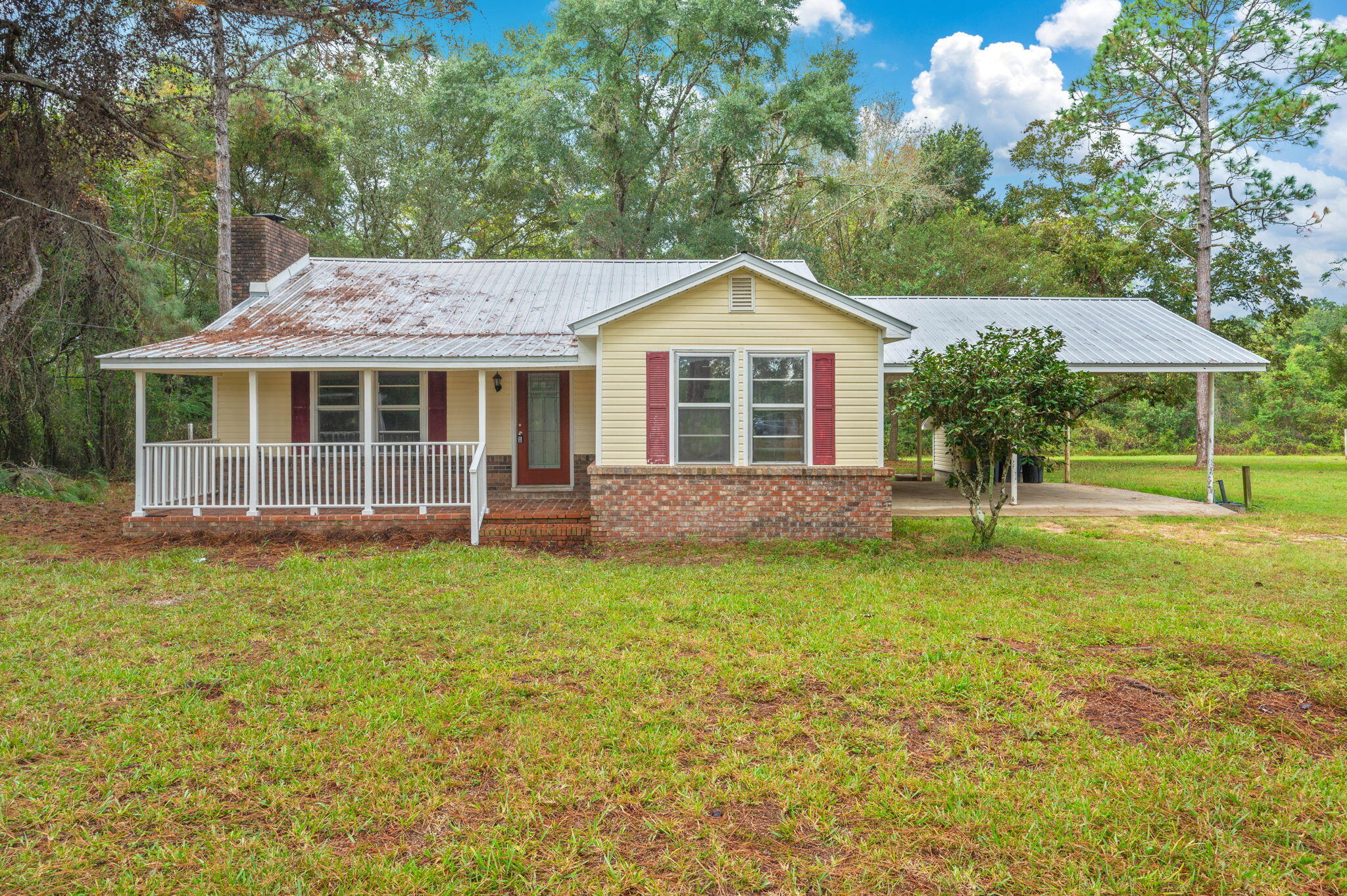 Spacious 3 bedroom, 2 bath home on 2 acres conveniently located just off Hwy 90. This property offers a comfortable layout with large bedrooms, open living areas, and a functional kitchen with plenty of cabinet and counter space. The home provides a balance of privacy and convenience, with room to enjoy outdoor space while still being close to shopping, dining, and major roadways. The expansive yard is ideal for outdoor activities, gardening, or simply relaxing in a peaceful setting. A great opportunity to enjoy country living with everyday conveniences nearby.