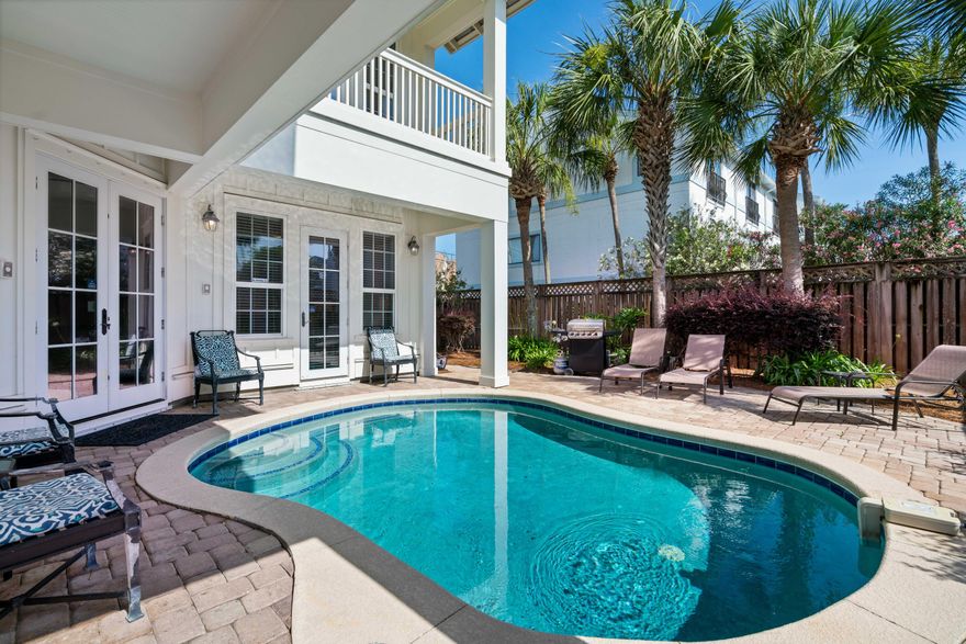 Exemplary coastal charm juxtaposed beautiful panoramic gulf views with prominent positioning in the heart of Miramar Beach characterize this masterful residence which offers over +3,800 sq ft of living space spanning an impressive four-story vertical footprint which allows for sweeping gulf vistas. This property conveys with a 70'x 60' additional vacant land footprint allowing exceptional room for growth including a potential gulf view carriage house, larger pool, etc. Exceptional investment opportunity abounds with $237,000+ in projected gross annual rental revenue.