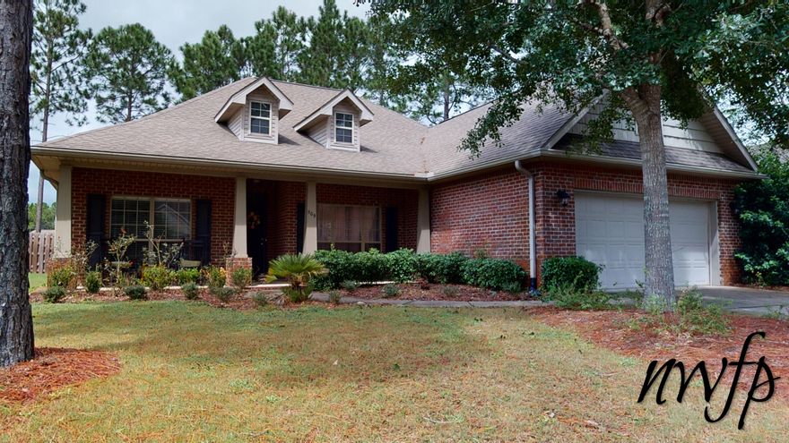 This lovely all brick home in the Symphony neighborhood boasts 2353 square feet of living space, 3 bedrooms and 3 baths, all on a single floor. With a fully fenced backyard (privacy fencing on the sides and wrought iron look across the back) the home overlooks a gorgeous, serene pond. The spacious kitchen with tile floor, maple cabinets, granite counter tops and a large island is open to the family living area, with gas fireplace and the screened porch beyond. The en-suite master bedroom and the two additional bedrooms are on opposite sides of the home for privacy. There is a large office off the entry foyer not counted as a bedroom as well as a formal dining room, and many rooms have crown molding.  PLEASE SEE SUPPLEMENT FOR ADDITIONAL INFORMATION!! The seller has invested over $14,000 in improvements including carpeting, fencing and a comprehensive ADT security system. Additionally, a hurricane shutter system comes with the home. The sprinkler and irrigation system has it's own well. The $10,000.00 CDD on the property has been paid off in full
This charming home on a lovely street in the Symphony neighborhood of incomparable Hammock Bay is waiting for it's next lucky owner. Hammock Bay has amenities that include community swimming pools, clubhouse, exercise facilities, pickleball, tennis, and basketball courts, green belts with miles of trails, a 500 ft. dock into the Choctawhatchee Bay, a General Store , a beautiful community Gazebo and outdoor stage area for performances and many ponds and lakes.
