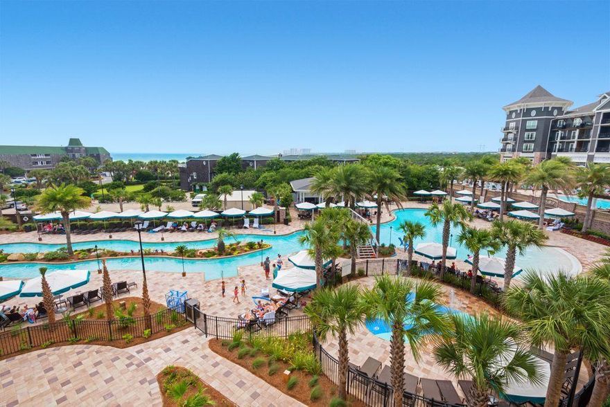 Experience unparalleled resort amenities juxtaposed the pristine untouched preserve of Henderson Beach State Park from this beautiful two bedroom + bunks luxury condominium. Ideally located on the third floor offering a southwest orientation with stunning gulf views as well as endless sunset vistas over the state park, this recently built resort complex is one of Destin's most premier opportunities. Characterized by an open floor plan and ample living space, the finish detail is exquisite with notable features including wide plank engineered wood flooring throughout, dual master suites with ensuite bathrooms as well as two full over full bunk beds for optimal sleeping arrangements.