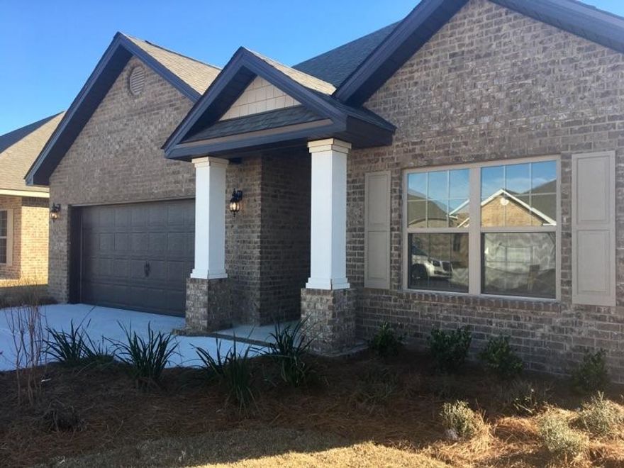 The Lamar is a one story floor plan, featuring 3 bedrooms, 2 baths, covered back porch & 2 car garage. The open kitchen features an island, stainless steel appliances and granite countertops. The kitchen opens to the great room w/ access to the back covered porch. The master bedroom is just off the back side of the house & master bathroom features a walk in closet, separate 5' tile shower, dual sinks & large tub. Listing Broker/Sales Associate has ownership interest in the property. Photos are of a similar home.