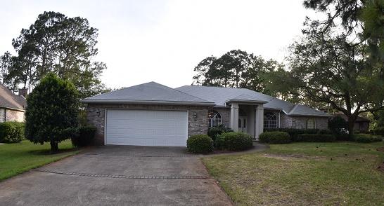 This home has it all, the Family room has cathedral ceilings, a gas Fireplace and a huge bank of windows over looking the backyard, a Formal Dining Room and a nicely laid out eat-in kitchen, even has a pull out pantry and a desk. The Master Bedroom features a Trey Ceiling and a door that opens up to the enclosed porch. The Master Bath has a Whirlpool Tub with a beautiful stained glass window above, separate shower and 2 walk-in closets. The office has a closet so could easily be used as a (4th) bedroom,There is also a 1/2 Bath for Guest usage. The laundry Room has a fairly new washer and dryer which convey. The garage is over sized with a extra garage door on the side for your golf cart or riding mower. The enclosed porch is screened and has vinyl windows to keep out the rain.