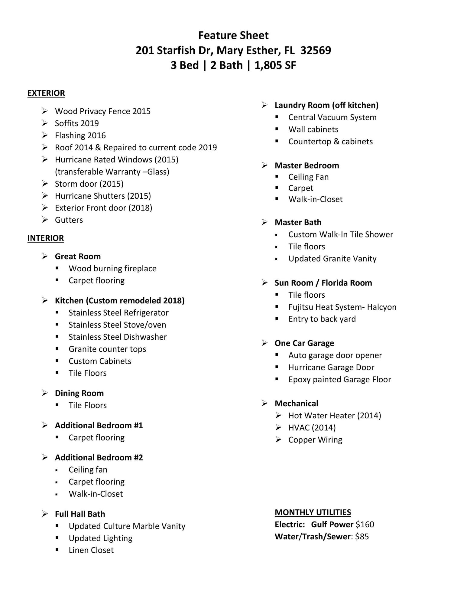 METES & BOUNDS - Residential