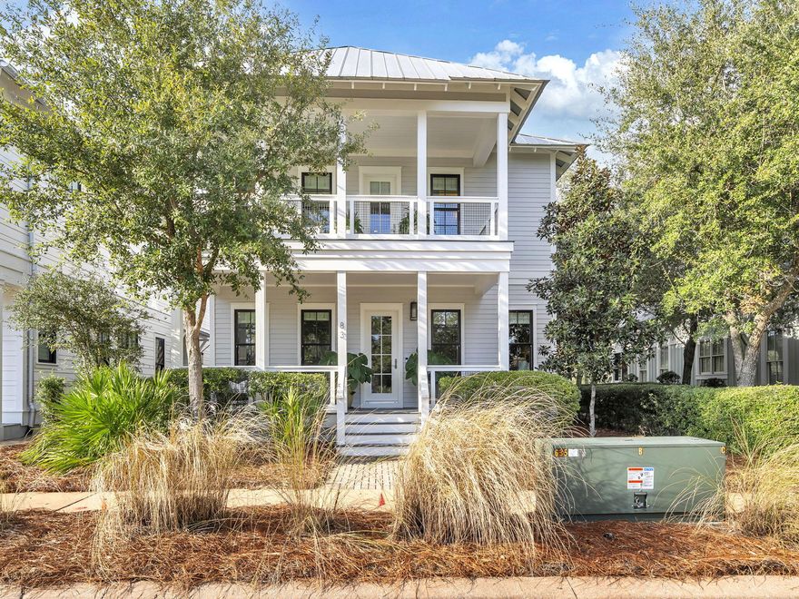 Welcome to 83 Cypress Walk, ideally located in the heart of the highly desired phase one of the Cypress Dunes gated community. Generously sized at over 2,600 sqft, this well-cared for home features 3 bedrooms, 3.5 baths, plus bonus bunk room. The first floor greets you with a junior master suite with walk-in closet and on suite bathroom, a second bedroom hosting twin beds, charming bunk room, additional full bath, and access to oversized garage with newly epoxied floor than can easily fit two full size three-row SUVs, beach gear, or golf cart. The second level offers a sprawling light-filled open-concept living area perfect for entertaining large gatherings with family room, dining room, large kitchen, additional sitting area all with easy access to a large outdoor patio overlooking the community green space (perfect for our furry friends). The second level also offers laundry room, half bath, and master suite. The generously sized master has large walk-in closet, on-suite, and private access to large front balcony overlooking the community's famed wooden bridge and cypress hedge that attracts stunning local wildlife. Additional highlights of this home include solid oak floors throughout, tall ceilings, solid core doors, and custom high-end window treatments throughout, and flood zone X designation.

Cypress Dunes is a gated community on the southwest end of 30A with amenities including two swimming pools, one with infinity edge overlooking the Gulf and Topsail State Park, hot tub, newly renovated gym, tennis and pickleball courts, and breathtaking walkways throughout the cypress hedges within the community. All of this just 1 mile from the nearest public beach access of Stallworth, (one of the most serene and secluded public beach accesses along 30A), and easy access to the other public beaches of Dune Allen. Now is your chance to own a generational piece of property listed at a price to sell fast. Highly motivated seller. Bring your best offer. High-end furnishings negotiable!