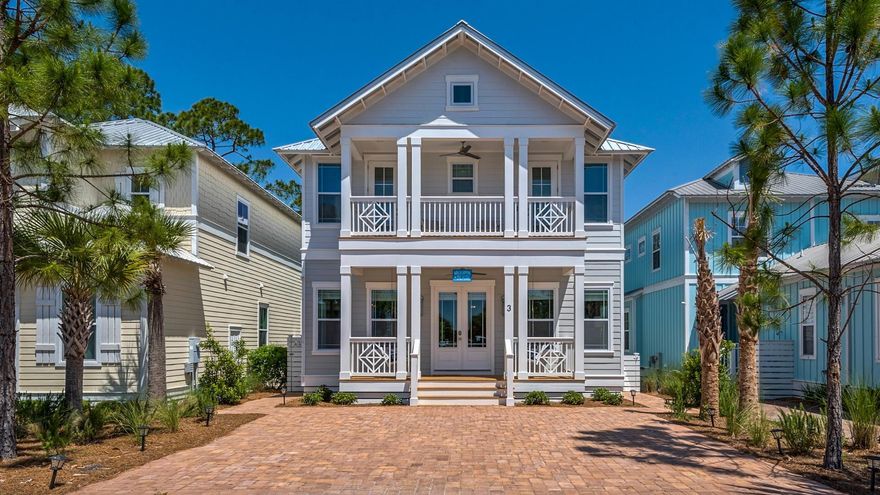 ''Walk on The Beach,'' a brand-new vacation home completed in 2020, was built especially for you and the extended family. With 5 bedrooms (including a bunk room that sleeps 6), second-floor loft with sleeper sofa and 4.5 bathrooms, it is one of the few properties in SeaCrest Beach that can accommodate multi-family bookings.French doors on the front porch open to an expansive living space that includes a cozy sitting area with a gas fireplace, dining room, and a modern kitchen with oversized island, gas cooktop, and all the appliances and gadgets you'll need to feel at home. This thoughtfully designed gathering space spans the entire width of the home and comfortably seats up to 20 people - together! Isn't that what family vacations are about?Ride a bike, stroll through this luxurious