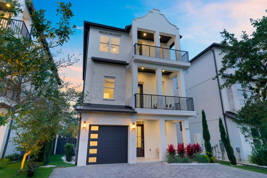 This extraordinary NEW Construction home is a lavish sanctuary mere steps from dining, shopping,and the beautiful white sand beaches. This opulent coastal masterpiece. It has 5 bedrooms and 6.5 bathrooms w/master en-suite bath that has stand alone tub and walk in shower and custom tile through out. Upon entering the home you will fall in love with the open concept living areas that merge with multiple outdoor porches which offer Gulf views from elevated vantage points. First floor game room which opens to the pool area for extra indoor/outdoor feel. 2 Bunk Rooms and  Bunk niche, 10 total bunks. Each floor has washer/dryer, wet bar, microwave drawer and small fridge.The kitchen/ dining area has a massive island that seats 14 and gorgeous lighting from Restoration hardware.