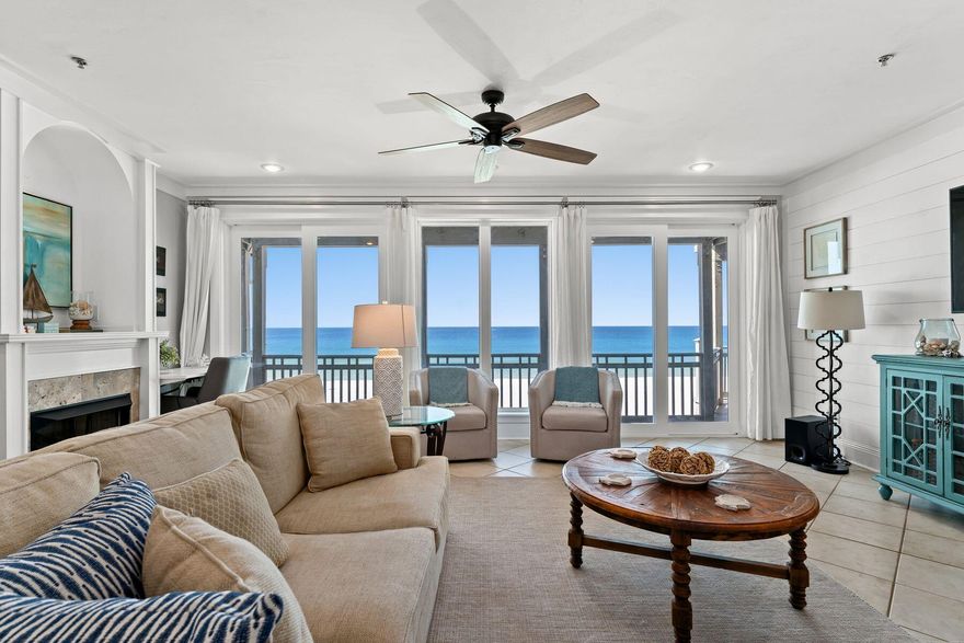 Almost $100k in booked rental income for 2023, this rare condominium is one of only six units in this community. With amazing views from almost every room. Recent renovations include new Hardie siding, metal roof, all new windows, doors and HVAC. The expansive layout, all on one level, feels like a home and includes 4 large bedrooms and 3 full bathrooms perfectly spaced to provide privacy. Also unique, is the full-width ocean front deck with both dining and sitting areas accessible from the living room and two of the bedrooms. There is a commercial elevator with direct access from within the unit, two pools and four parking spaces included. If you're looking for rare, unique and exceptional, this beautiful turnkey condominium has everything you need for a rental or to make it your home.