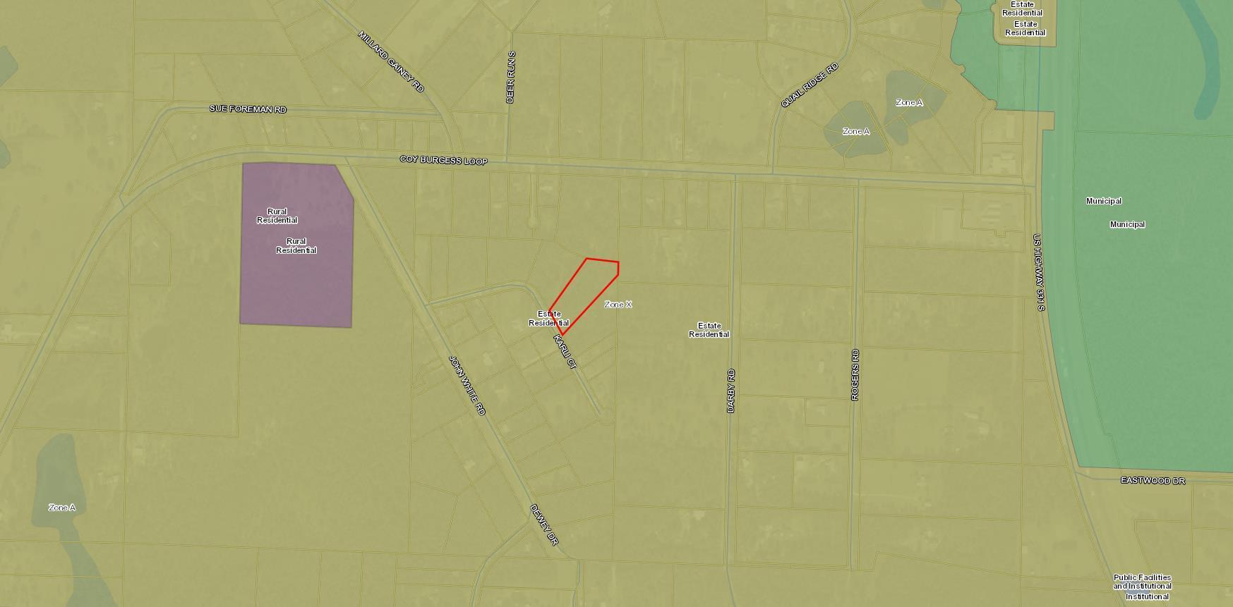 DeFuniak Springs South Estates, unrec S/D - Land