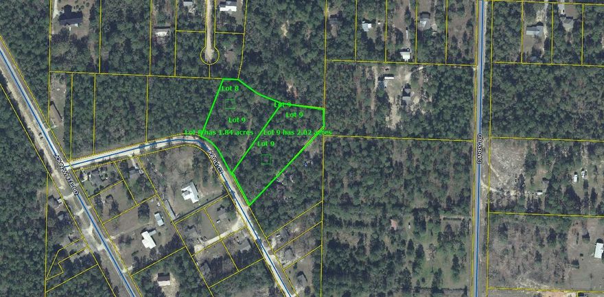 1.84 acres just south of I-10 in DeFuniak Springs off Coy Burgess Road on Karli Court.  This property is well shaped and wooded.  Perfect for that new home.  Land dimensions are subject to an up-to-date survey.