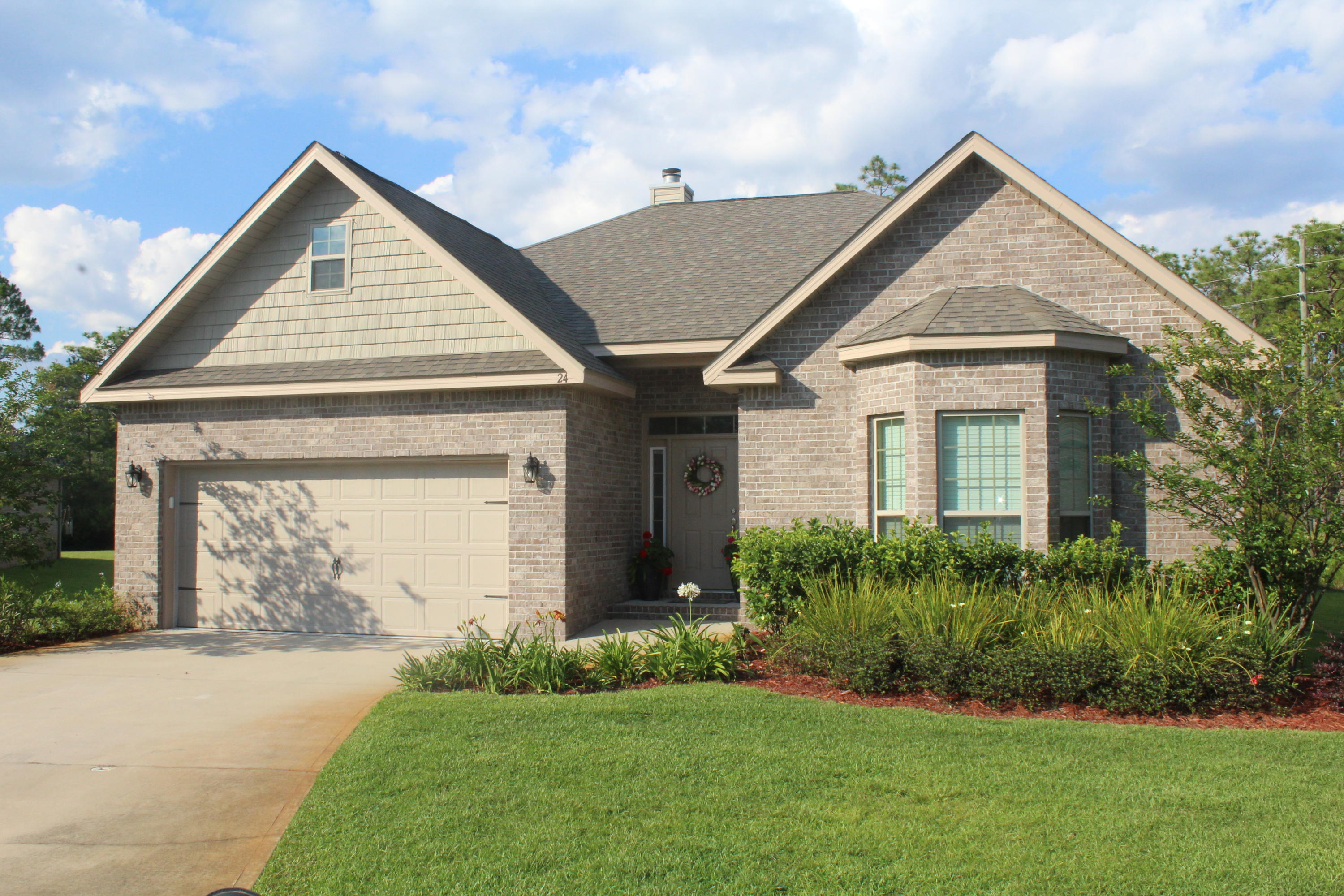 Welcome home! This updated home in the gated community of Windsor Estates is sure to be just what you are looking for. The home has many recent updates to include: newly painted walls and ceilings, 14mm wood laminate flooring in all bedrooms, oil rubbed bronze lighting fixtures, and 2 faux wood plantation blinds. The home also features 20 ceramic tile floor throughout the all living areas and bathrooms. The Kitchen is quite large and has granite counter tops and custom backsplash as well as Samsung stainless steel appliances. The Master suite is also very large with a sitting area in the master bedroom and a walk-in closet. The Master bathroom has a soaking tub and stand-up shower that has been tiled and finished off with a custom frameless shower door.