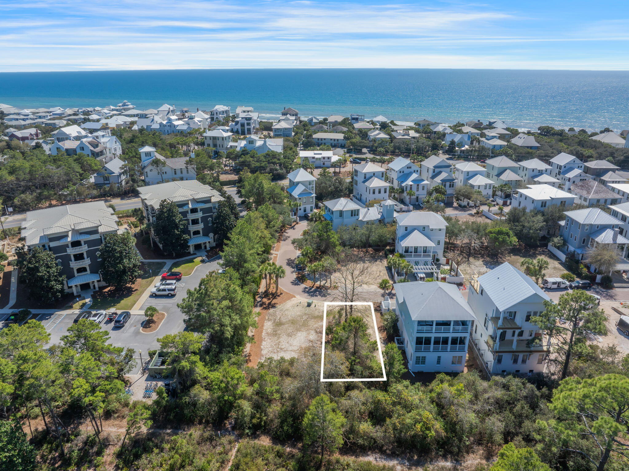 Welcome to Seanest Village, an exclusive gated community in Seagrove Beach along Scenic Highway 30A. With only 47 homesites, this sought-after neighborhood offers privacy, upscale amenities, and a prime location between Seaside and Watersound.Lot 12 is uniquely positioned bordering Point Washington State Forest, providing a tranquil natural setting and enhanced privacy. Just steps from the property, residents enjoy resort-style amenities, including a two-level infinity pool, sunset tower, outdoor fireplace, and grilling area.Homeowners can enjoy dedicated beach access at Loggerhead Lane, where you can soak in breathtaking Gulf views and sugar-white sand beaches. Whether you're looking to build a primary residence, vacation escape, or investment property, this exceptional homesite offers an incredible opportunity to create your ideal coastal retreat.

Don't miss your chance to own in one of 30A's most desirable communitiesinquire today!