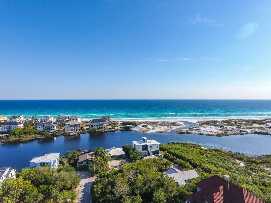 Incredible home-site on the west end of 30A offering amazing views of the Gulf of Mexico and Lake Stallworth! Property conveniently located within a few steps of the sugar white sands! Loon Lake Drive is an extremely private cul-de-sac! The street provides a beautiful, private wooded boardwalk leading to one of the rare Florida coastal dune lakes. Private storage is offered at the end of the pier for kayaks and paddle boards. Enjoy peaceful sunset paddles along the lake to the beach. This property is perfect for a investment rental, second home or permanent residence. Do not miss your opportunity to own your slice of paradise!