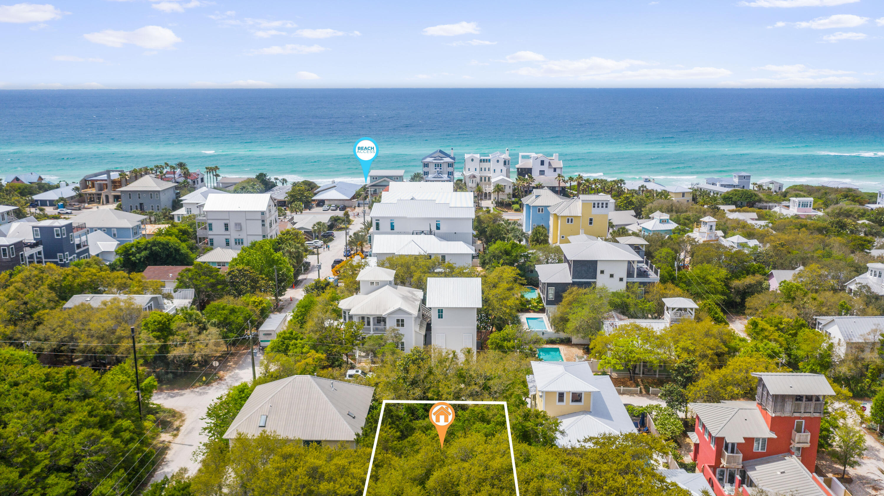 Take advantage of this incredible opportunity to obtain a highly desirable prime lot in the heart of Old Seagrove. Ideally situated on the west side of Hwy 395. this amazing lot is located mere steps to Hwy 30A and the glorious beach as you head south. A few steps west from the lot places you in Seaside to enjoy events, shop, and dine in one of the many restaurants. Build your dream home on this lot and enjoy upper level sweeping views of the Gulf of Mexico and the stunning Emerald Coast. Do not miss this opportunity to create your dream oasis in Old Seagrove. The lot provides deeded beach access just steps from you door. Live in the most charming part of Seagrove with absolutely NO HOA FEES!!