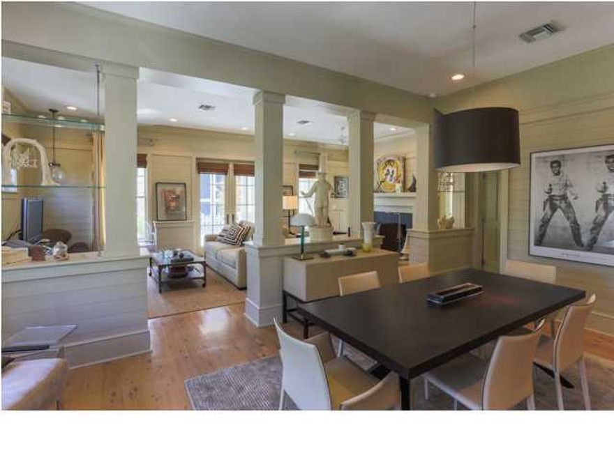 Welcome to one of the most exclusive communities on 30A, Watersound Beach. Just in time for a fantastic Spring and won't be on the market long! Nantucket-style architecture with beautiful gulf front dining and amenities. 17 Shingle Lane sits on a corner lot right off the boardwalk to the beach. Beautifully maintained beach house by original owner, main house and carriage house on a large lot. Main house features four bedrooms, with an additional tower sleeping area, and fourth story gulf viewing area. Carriage house has one bedroom with kitchen (viking appliances) and sitting area above a two car garage. Main house features a Master Bedroom and Guest Room on the first floor. Open kitchen floor plan, Viking appliances, butler bar area, large Washer Dryer laundry room conveniently