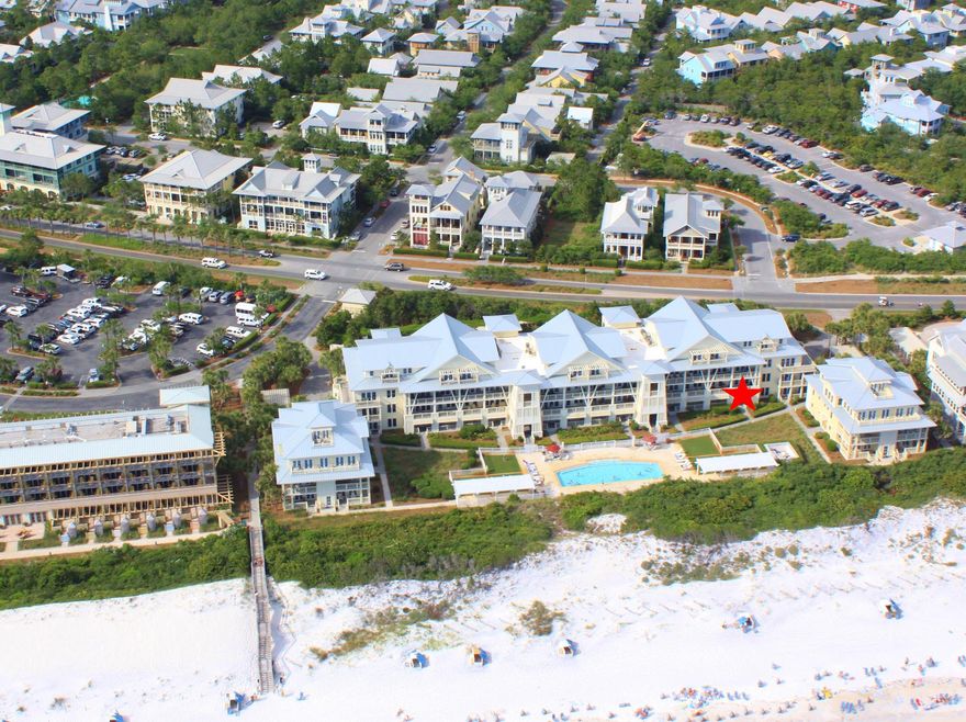 Beautiful, fully furnished (oil paintings, living room lamps and personal items excluded)3 bedroom, 3 bath, 2-story GULF-FRONT condo in Watercolor! Overlooking a private pool just for this 22 unit building. This spacious unit is 'move-in ready' with Master King, Guest Queen and Twins. Downstairs den could be converted to add bunk room. Covered parking by entry door with storage room nearby. Easy walking access to restaurants, shopping, Watercolor Beach Club and Fish Out Of Water. ***Buyer is responsible for personally verifying details about this property. Any information contained in this listing is believed to be accurate but is not guaranteed.***