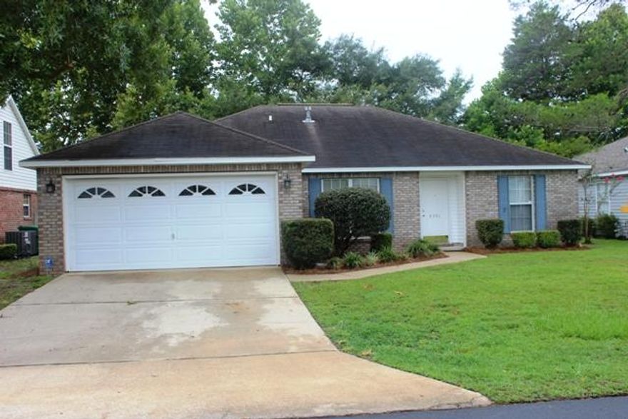 Nicely maintained Bluewater Bay neighborhood of Parkwood Square! This brick home features 4 bedrooms (front bedroom would also be ideal office space)and 2 full baths. Home has lots of natural light, freshly painted, gas fireplace as focal point of living area, split bedroom plan with newly installed carpeting. Home is more than move-in ready. Exterior features: sprinkler system with well, fully fenced yard with patio for outdoor living. Termite bond through Cadenhead Pest Control. Security system conveys as-is. Call today for your private showing of this beautifully maintained home situated minutes from the A+ zoned Bluewater Bay Elementary and a short commute to Eglin AFB.