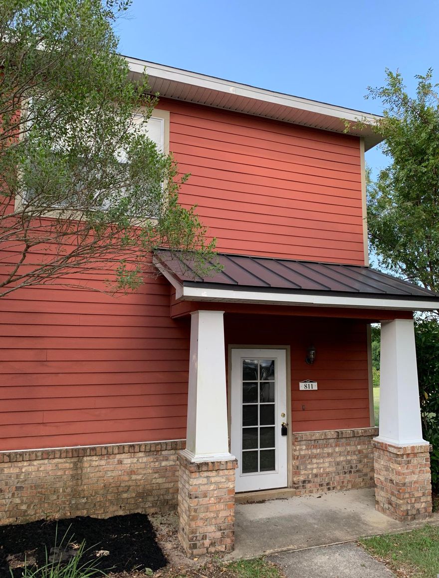 Enjoy the townhome life! This community has a saltwater pool, walking trails and spring fed pond. Enjoy the surroundings without all the maintenance. The home is 2 bedrooms, 2 full baths and a half bath downstairs for guests. Kitchen has stainless steel appliances, granite countertops with large breakfast bar. Cute granite desk area for working while still being part of the family downstairs. Custom solid cabinetry and shelving in the pantry. Large bedrooms upstairs each with plenty of closet space and each have their own private bath. New AC installed! Unit painted in 2018. Move in and enjoy the pool this summer- Arbor Lake is Waiting for you! Washer and dryer will remain, as-is.