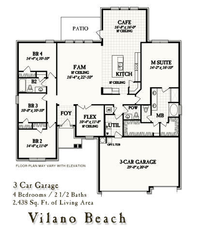 Home Under Construction & Ready June 2019. *The Vilano Beach features 4 Bedrooms & an Office/5th Bedroom, 2 Full Baths & a 1/2 Bath,.*Popular Open Floor plan. * 3 Car Garage & 6+ Driveway Spaces * Lot is 1/2 acre * No Homeowners Association * Covered Entry * Luxury Wood Vinyl Plank in Formal Areas and Wet Areas *Carpet Bedrooms/flex only *Spacious Family Room with 10 Ft Flat Ceilings & Eglass Windows look onto the Rear Yard * Kitchen has Huge Walk in Pantry & Granite Countertops & Large Island* Stainless Steel Appliances * Breakfast Cafe * Split Bedroom Plan *Master Bath: Double Sink Cultured Marble Vanity, *Builder's Signature Walk in Tile Shower & Separate Soaking Tub * 2 Oversized Walk-in Closets * Energy Efficient R-19/R-38 insulation & 2x6 exterior walls. *Builders Warranty Included
