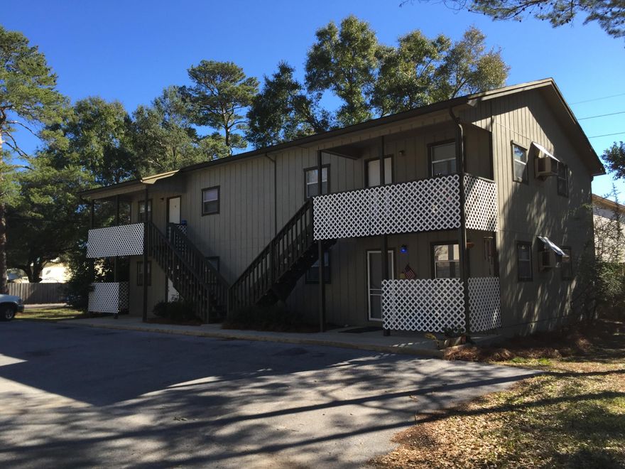 This is a great ASU Complex located in the Heart of Fort Walton Beach. It is right off of Beal Parkway where there are stores, restaurants, and shopping right at your fingertips as well as easy access to all Air Force Bases. This complex has 4 two Bedroom one Bath Units, and you can add a bathroom on each of those units very easily. Zoning will allow you to build 2 more units which would give you a total of 6 units, all with 2 bedrooms and 2 bathrooms if you added the extra baths on the first four units. All 6 of these units would be located on one separate piece of property that you own. This is by far the best investment opportunity in Ft. Walton Beach. Come take a look today!!!