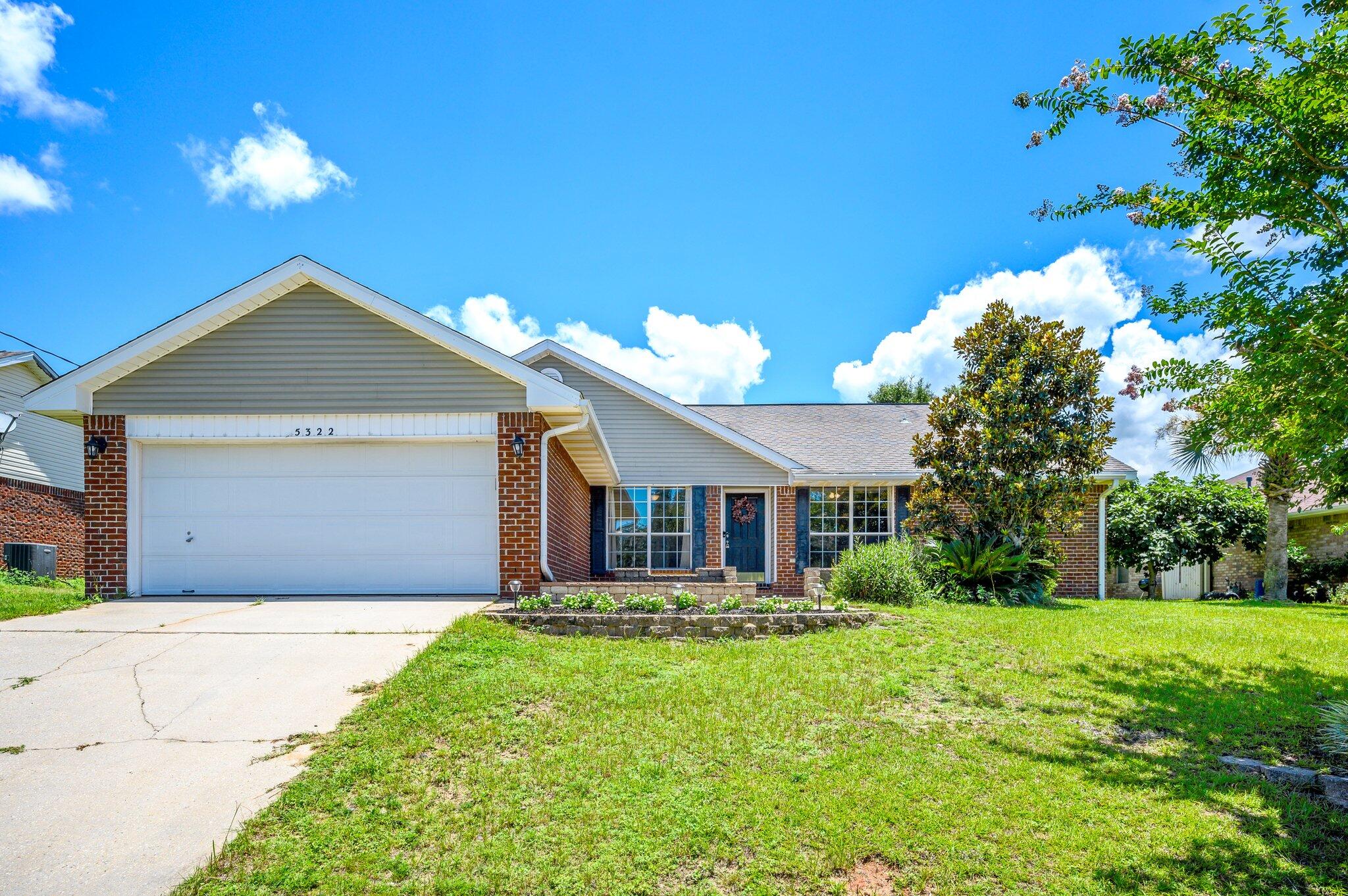 Beautiful 4 bedroom, 2 bathroom brick home conveniently located on the south side of I-10 in a cul-de-sac. This home has had some updates, stainless steel appliances, open floor plan & large back yard.  Home has an existing survey & Home Warranty offered. Tons of potential in this pretty home so make your appointment today!