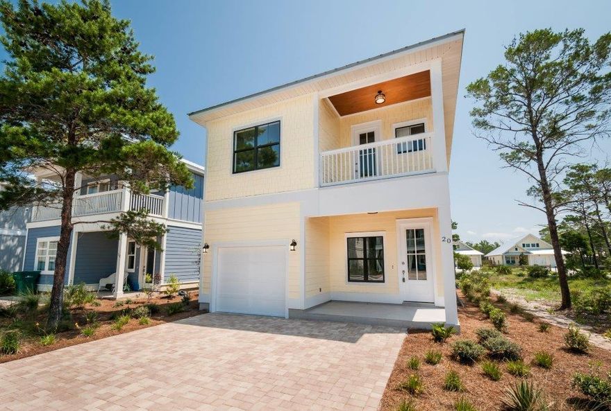 Gulf Reflections near Gulf Place - This home is brand new construction with high end finishes and high quality construction. The home is located near Hwy 30A, The Gulf of Mexico and Gulf Place. This beach cottage features 3 bedrooms and 3.5 baths and a 1st floor hallway bunk. There is a community pool and the homes are well built with impact glass windows, metal roofs, and hardi siding. The interior finishes include wood floors throughout, granite counter tops, high-end cabinetry.
