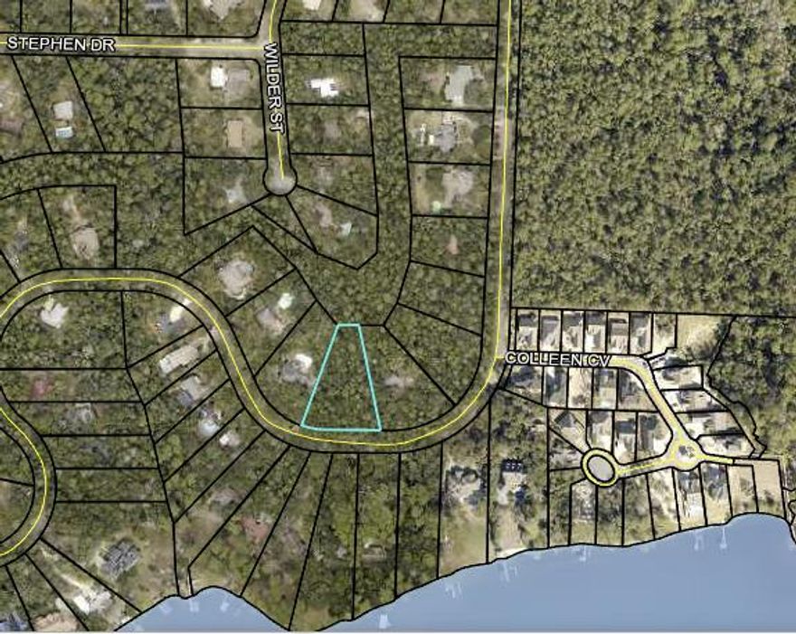$20,000 price reduction! A rare find! Over an acre on Edgewater Drive! A fantastic opportunity to own a large 1.09 acre homesite on the much desired Edgewater Drive in Rocky Bayou Estates! Beautiful trees, lots of privacy, and plenty of room to build your dream home. This one is special. You won't see lots like this one hit the market often. Behind this stunning lot is a vacant parcel of forested land owned by Rocky Bayou Estates Homeowners which provides an awesome buffer zone and an extra layer of privacy. Located a few lots away from the beautiful new development of Water's Edge. Grab this one before it is gone!