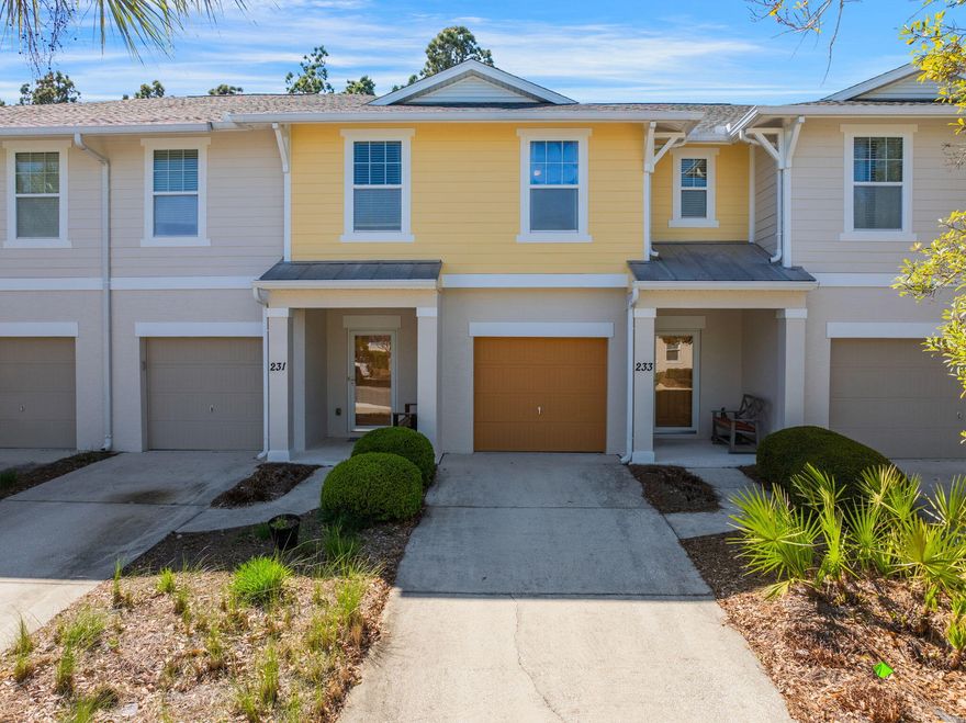 Welcome to the exquisite Whisper Dunes community, where coastal elegance meets contemporary comfort. This stunning three-bedroom, 2.5-bath townhouse is perfectly situated just moments from  Pier Park and a mere half-mile from the renowned vibrant sugar white beaches of the Gulf of Mexico.As you step into this completely remodeled townhome, you are greeted by an expansive open-concept that seamlessly connects the kitchen, dining, and living areas, creating an inviting atmosphere ideal for both relaxation and entertaining. The remodeled kitchen is a chef's delight, featuring newly installed quartz countertops, a stylish backsplash, and a modern hood vent. Equipped with top-of-the-line appliances, including a 3-door LG refrigerator, Samsung smart oven, and KitchenAid dishwasher, this culinary space is as functional as it is beautiful. A new workstation sink, complete with a strainer and drying rack, adds to the kitchen's convenience, while freshly painted cabinets enhance its charming aesthetic.

On the second level, where you will discover three generously sized bedrooms, each is designed with comfort in mind. The primary suite is a true sanctuary, boasting a spacious walk-in closet and an elegantly appointed ensuite bathroom featuring a luxurious double sink vanity and a beautifully tiled walk-in shower. Additionally, all bathrooms have been thoughtfully updated with new toilets and vanities, providing a modern aesthetic.

Throughout the home, you will find all-new luxury vinyl plank flooring, eliminating carpet for a clean, contemporary look. Fresh paint adorns every surface, including the ceilings, walls, garage, and even the back patio, while new recessed LED lighting enhances the ambiance in the kitchen, living room, and hallways. New ceiling fans in the living room and two bedrooms provide comfort year-round, complemented by stylish new light fixtures in the entryway and dining area.

Additional highlights include a new water heater installed in 2022, a new washing machine, and a linen closet conveniently located near the laundry area for ample storage. This pet-friendly neighborhood features a large community pool and lush green spaces, inviting you to enjoy the great outdoors.

Located in an "X" flood zone, this charming townhouse does not require flood insurance, adding to its appeal. Schedule your private viewing today and experience the elegance and comfort of coastal living at Whisper Dunes. Home is also listed For Sale - see MLS# 960088. Buyer to verify all dimensions.
