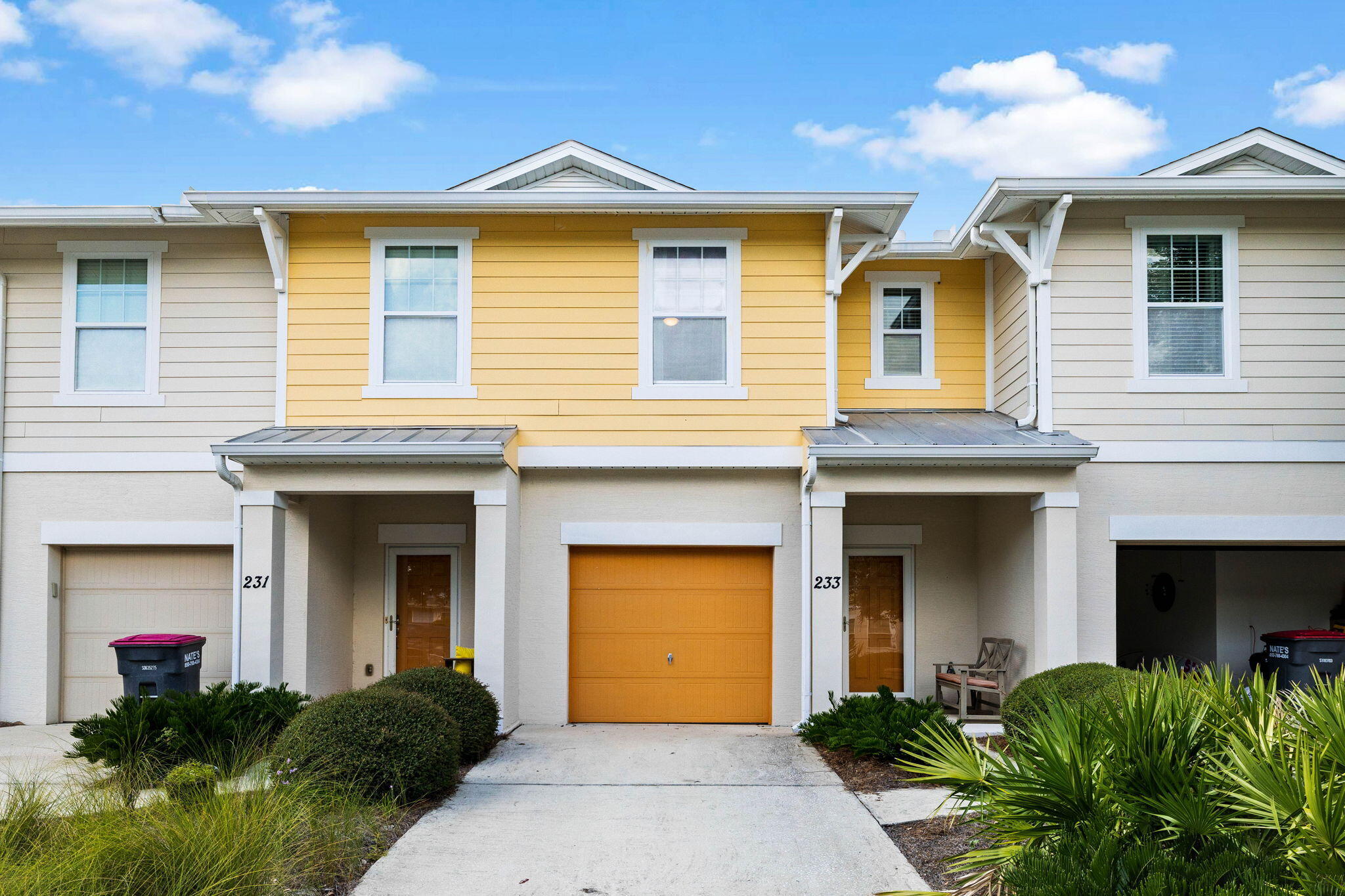 Welcome to the exquisite Whisper Dunes community, where coastal elegance meets contemporary comfort. This stunning three-bedroom, 2.5-bath townhouse is perfectly situated just moments from  Pier Park and a mere half-mile from the renowned vibrant sugar white beaches of the Gulf of Mexico.As you step into this completely remodeled townhome, you are greeted by an expansive open-concept that seamlessly connects the kitchen, dining, and living areas, creating an inviting atmosphere ideal for both relaxation and entertaining. The remodeled kitchen is a chef's delight, featuring newly installed quartz countertops, a stylish backsplash, and a modern hood vent. Equipped with top-of-the-line appliances, including a 3-door LG refrigerator, Samsung smart oven, and KitchenAid dishwasher, this culinary space is as functional as it is beautiful. A new workstation sink, complete with a strainer and drying rack, adds to the kitchen's convenience, while freshly painted cabinets enhance its charming aesthetic.

On the second level, where you will discover three generously sized bedrooms, each is designed with comfort in mind. The primary suite is a true sanctuary, boasting a spacious walk-in closet and an elegantly appointed ensuite bathroom featuring a luxurious double sink vanity and a beautifully tiled walk-in shower. Additionally, all bathrooms have been thoughtfully updated with new toilets and vanities, providing a modern aesthetic.

Throughout the home, you will find all-new luxury vinyl plank flooring, eliminating carpet for a clean, contemporary look. Fresh paint adorns every surface, including the ceilings, walls, garage, and even the back patio, while new recessed LED lighting enhances the ambiance in the kitchen, living room, and hallways. New ceiling fans in the living room and two bedrooms provide comfort year-round, complemented by stylish new light fixtures in the entryway and dining area.

Additional highlights include a new water heater installed in 2022, a new washing machine, and a linen closet conveniently located near the laundry area for ample storage. This pet-friendly neighborhood features a large community pool and lush green spaces, inviting you to enjoy the great outdoors.

Located in an "X" flood zone, this charming townhouse does not require flood insurance, adding to its appeal. Schedule your private viewing today and experience the elegance and comfort of coastal living at Whisper Dunes. Home is also listed For Sale - see MLS# 960088. Buyer to verify all dimensions.
