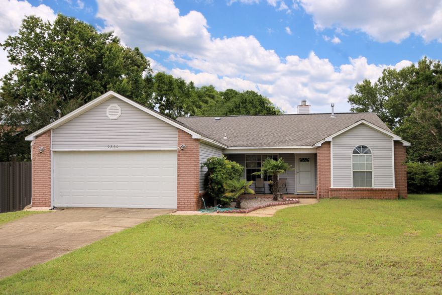 CURB APPEAL! As you Walk up to The Front Door, Notice the Grape Arbor to Your Left! Sellers Upgraded the Flooring when they Bought - Wood Look Tile Flooring in the Main Living Area With Tile in the Kitchen and Bathrooms. Newer Carpet in the Bedrooms. The Open Floor Plan is Conducive to Entertaining While the Split Bedrooms Allow Privacy. The Dining Area is Adjacent to the Kitchen so the Cook Can be Part of the Activities. There is a Screened Patio, Perfect for Enjoying the Outside on Those Cooler Evenings While you Grill out in Your Privacy Fenced Backyard!Buyer to verify all measurements.
