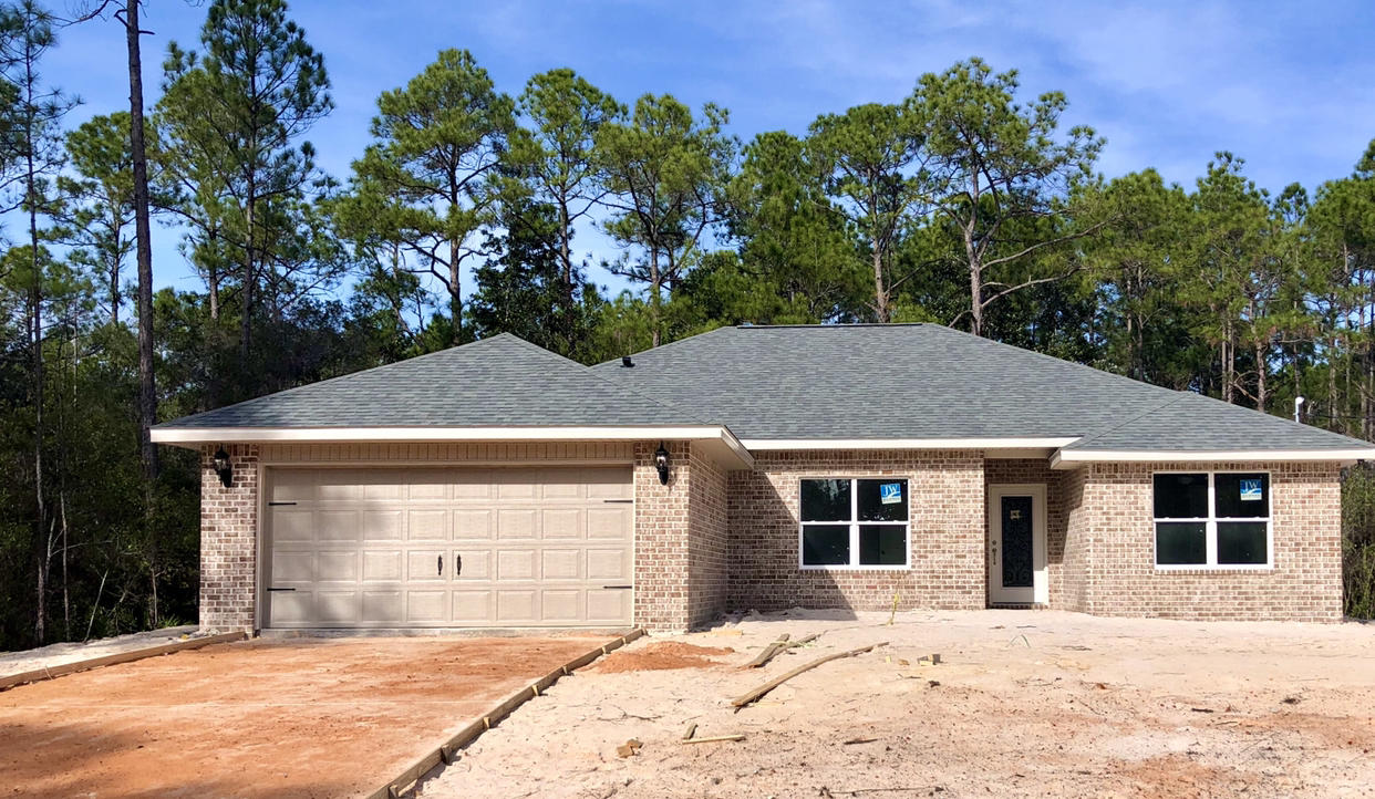 NEW ALL BRICK HOME NESTLED ON LARGE QUIET LOT ON CUL DE SAC. GREAT LOCATION NEAR HURLBURT AFB & BEACHES. KITCHEN: Granite counters, White shaker style cabinets w/soft close drawers, Stainless appliances. Spacious pantry. MASTER BATH: Granite counters, dual sink, large custom tiled shower w/seamless glass door, Dbl shelved W/I closet. MASTER: tray ceilings. PLUS: PREMIUM Vinyl wood plank floors. 12x24 tile in baths. Office/Bedroom LVP flooring, 3 Additional Bedrooms carpet. Covered back porch, Ceiling fans w/light, Hurricane Fabric protection, Pull down attic, Architectural shingles, 5-1/4'' Baseboards, Crown in 10 ft. areas, Flat textured ceilings, Low-E windows, Sprinkler system. Privacy fenced. Builder Warranty.Completed est. end of Aug/beg. Sept.This will not last long...call today