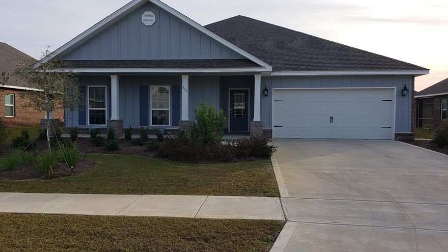 Lovely Spacious Home in sought after subdivision of Hammock Bay. Open floorplan, 4 Bedrms, 2.5 baths w/ huge living area. Granite counter tops in Kitchen & Baths. Kitchen offers lots of counter space, making it a pleasure to work in. Stainless Steel Stove, Microwave, Dishwasher, breakfast bar, nice size pantry. Master bath offers double vanities, garden tub and a 5 ft tiled shower. Crown molding in all living areas and master bedroom. Double trey ceiling in living room & trey ceiling in Master Bedrm. Owners have added upgrades of over $18,000. since purchasing the home which include an oven with convection, built in microwave w/ extra cabinetry, decorative wooden stove hood, blinds to all windows and doors and extra shelving in master closet & garage. Screen porch plumbed for