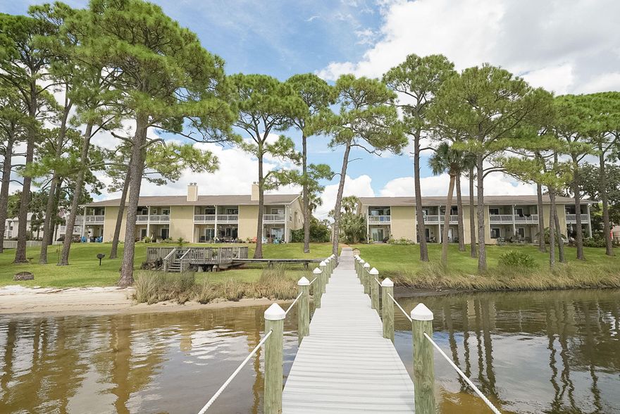 Adorable Second-Floor Lagoon Condo!MOTIVATED SELLER!! PRICE DROP TO GET IT SOLDWelcome to your cozy, sun-drenched haven at 6309 N. Lagoon. This second-floor unit offers stunning, elevated views of the Grand Lagoon from your private balcony--the perfect charming spot for watching dolphins and boats.Enjoy a true resort lifestyle with incredible amenities: a glistening community pool and an onsite tennis court. Water adventures are simple: a newly rebuilt dock is available for rent ($150/mo).Located moments from local spots, this unit offers convenience and income potential (30+ day rentals permitted). Don't miss this charming slice of paradise--schedule your private showing today!