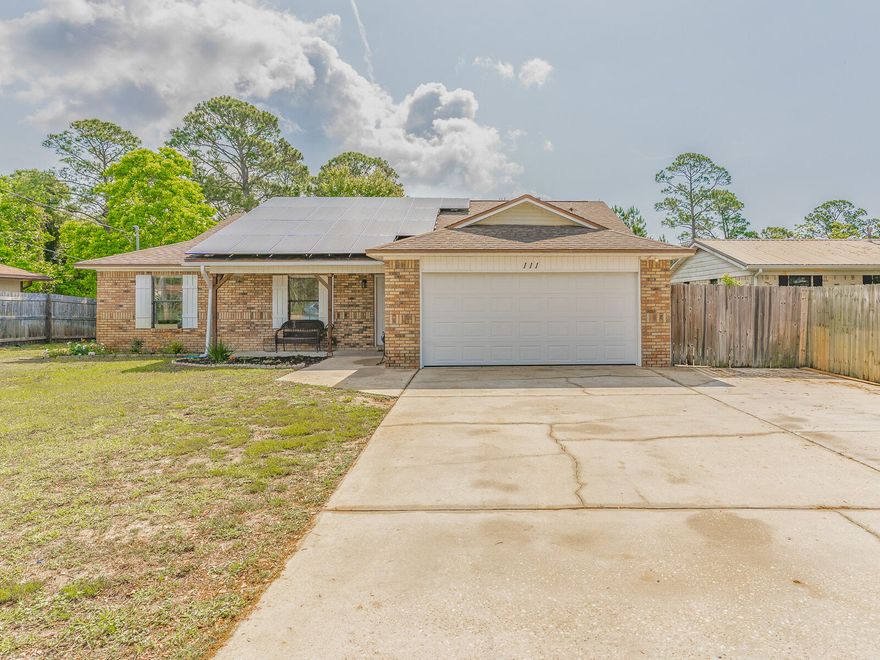 TAKING BACK UP OFFERS AND SHOWING HOME..........*FLOORING ALLOWANCE***BACK ON MARKET at no fault of sellers******* NO HOA!!! A lot of love has been put into this 3 bed /2 bath, move in ready brick home. With so many upgrades to mention, Please see list in documents. This beautiful home sits on a large lot featuring a privacy fenced back yard, large enough for a pool and family / pet entertaining area. Possibilities are unlimited with the property line exceeding the back fence to water and extending beyond the water to the other side. Love hosting get togethers? Move indoors to an open floor plan boasting a fireplace, updated kitchen featuring granite countertops, center island, cathedral ceilings, and a living area large enough to bring in the sectional for all gatherings!