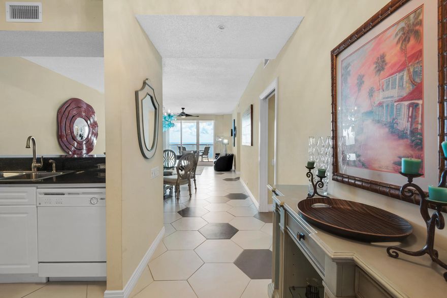 Amazing 15th floor 2Br/2Ba with exquisite ''Christopher Guy'' dcor and Hollywood flair, makes this unit one of the most popular rentals on Navarre Beach. There is no comparison to the trend setting architecture, the spaciousness, the privacy, and the multiple exposures to the Gulf creating a life style like no other. This development is famous for its private entry ways, circular terraces, and Master bath spas overlooking the Gulf. Amenities include Covered parking, Olympic size swimming pool, clay tennis courts, pickle ball, fitness room and social center with a full kitchen for parties and entertaining. This unit is being sold fully furnished and stays rented! 2017 gross rental income was approximately $62,500.